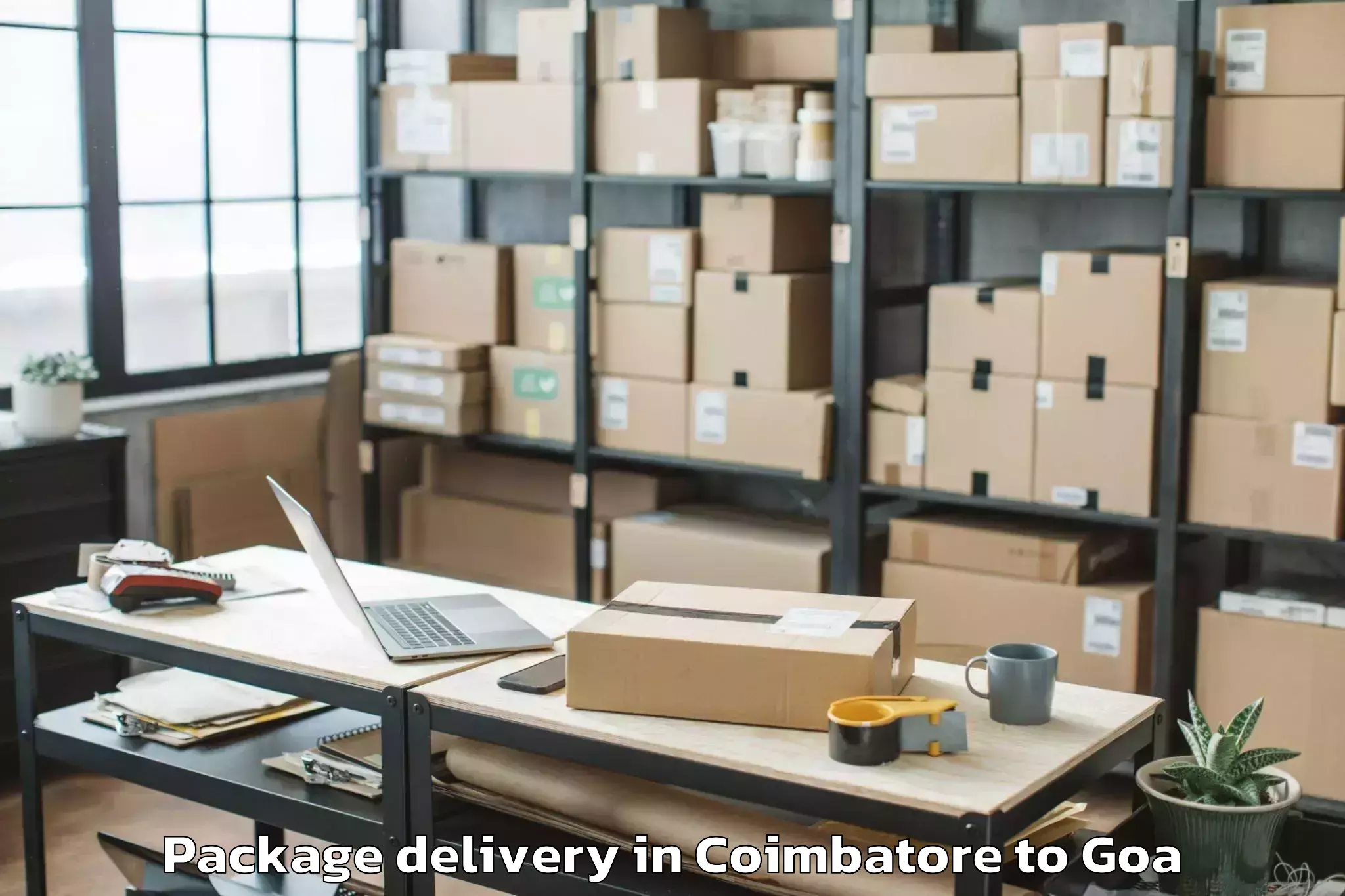 Discover Coimbatore to Chicalim Package Delivery